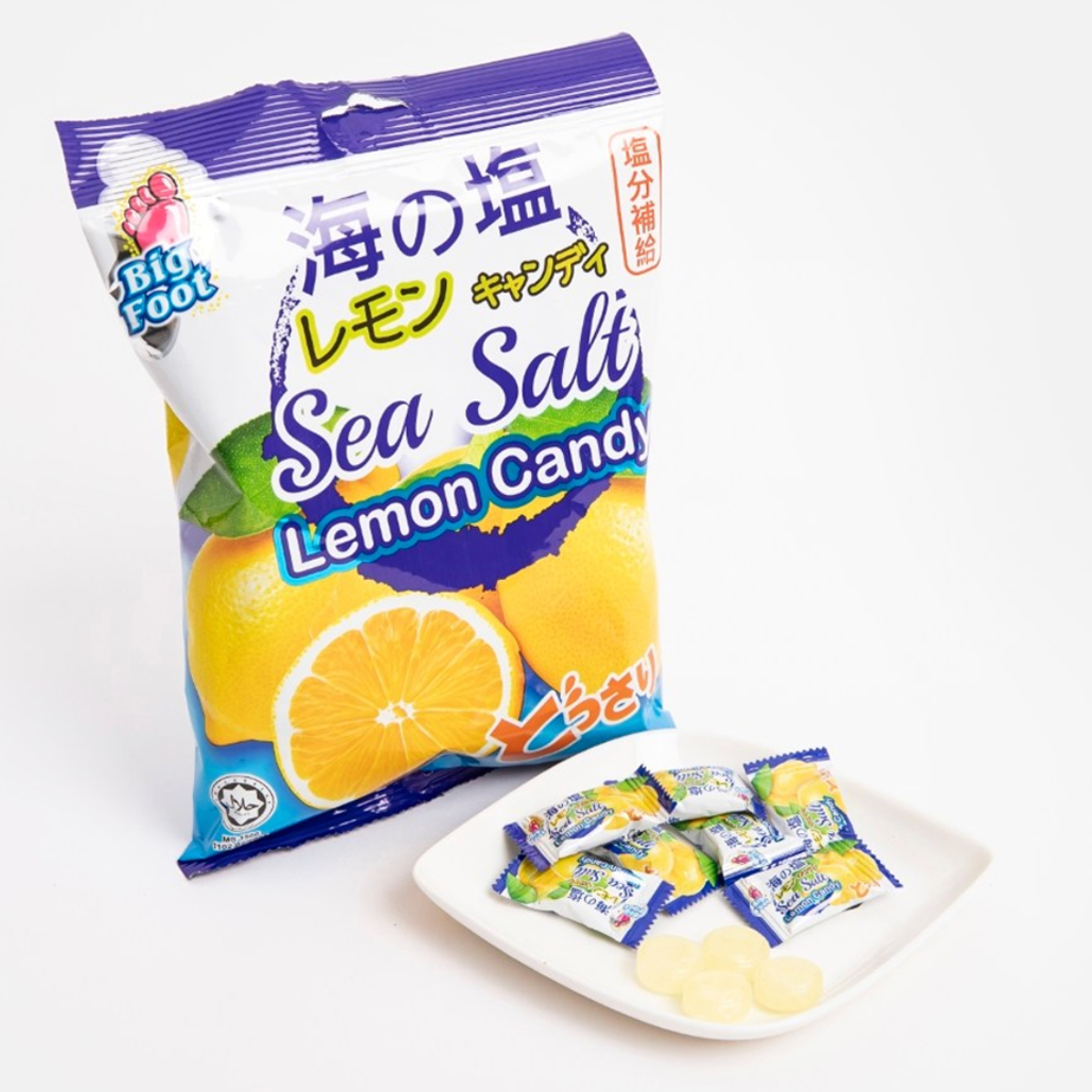 Big Foot Sea Salt Lemon Candy - 128g