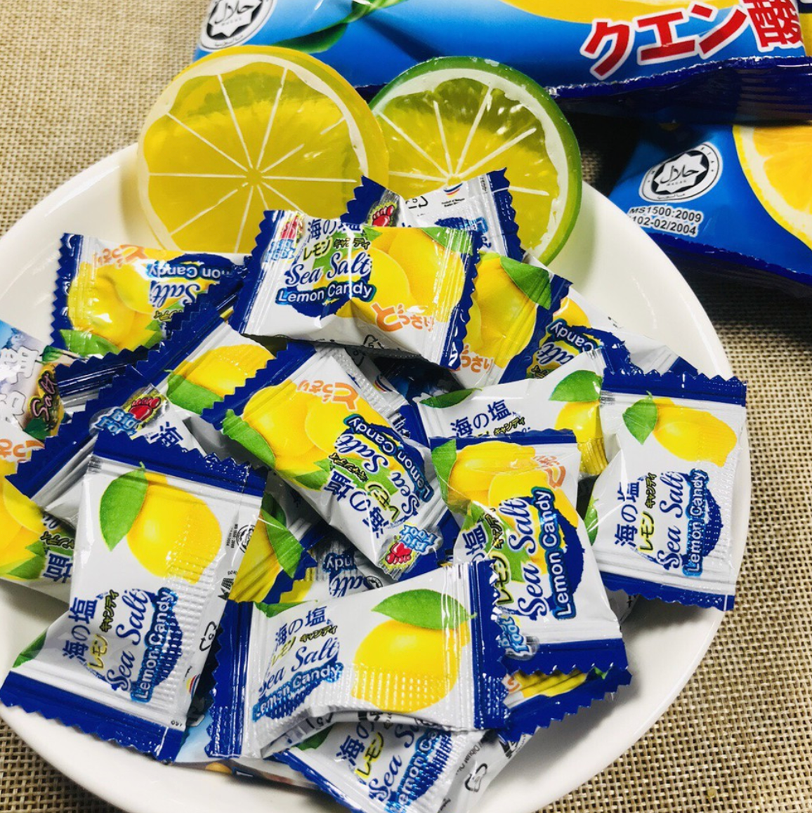 Big Foot Sea Salt Lemon Candy - 128g