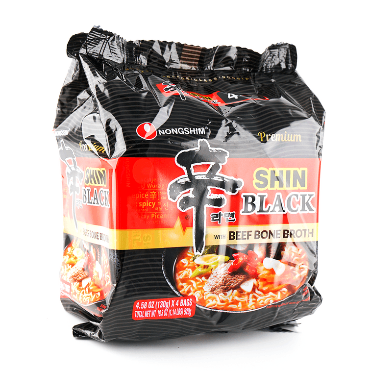 NONGSHIM Shin Ramyun Black Style - 130g x 4 Pack