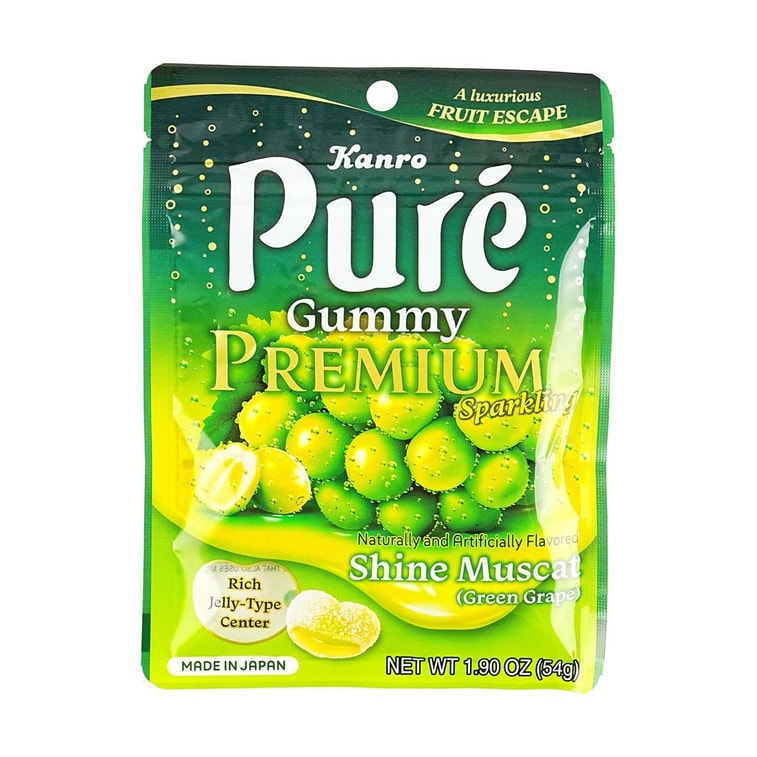 Kanro Pure Premium Gummy Shine Muscat - 54g