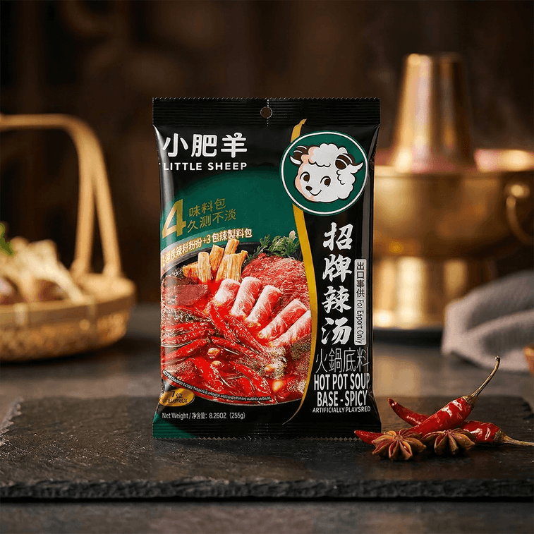 Little Sheep Hot Pot Soup Base (Hot) - 235g