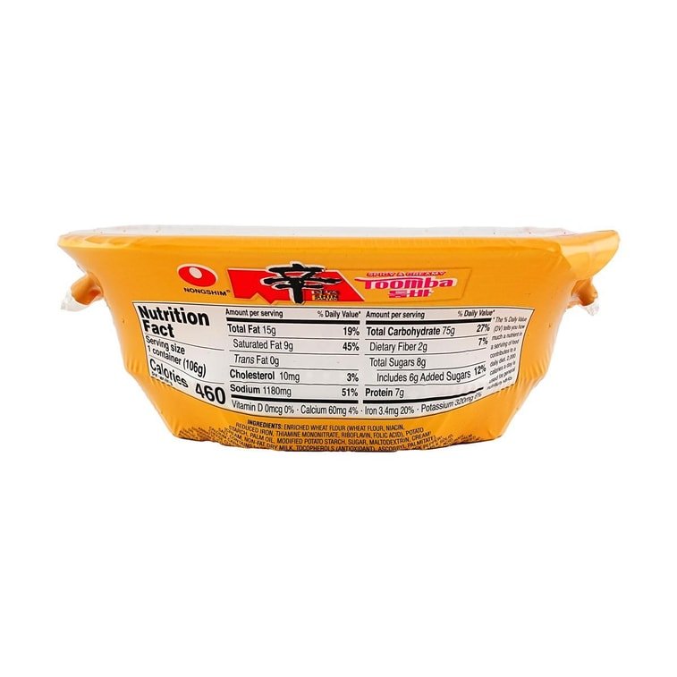 NONGSHIM Stir-Fry Noodle Toomba Bowl - 106g