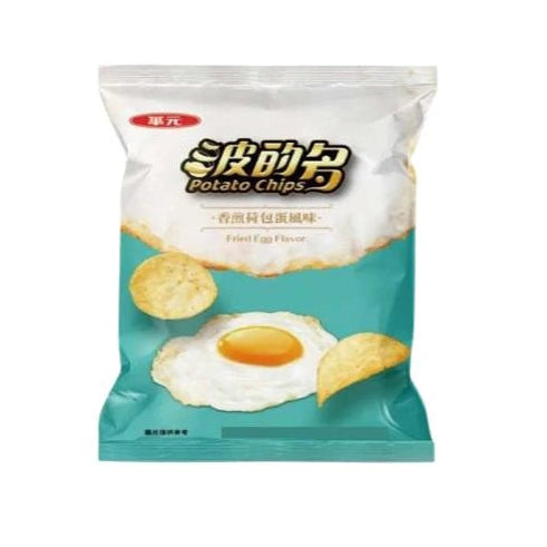 Hua Yuan Potato Chips Fried Egg Flavor - 34g