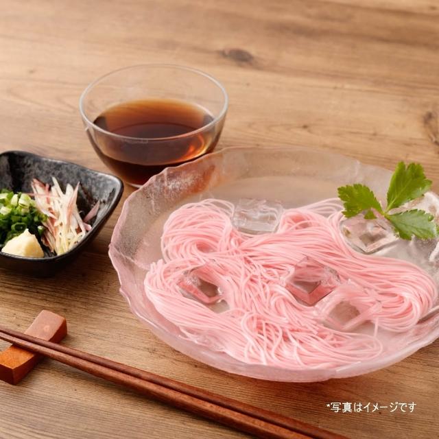 Shimabara Hand-Stretched Ume Somen Gift Set - 215g