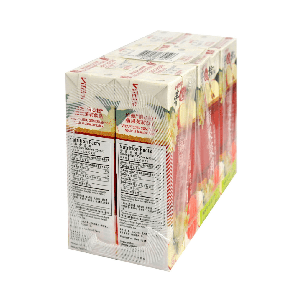 Vita Tsz Apple & Jasmine Drink - 250ml x 6 Pack