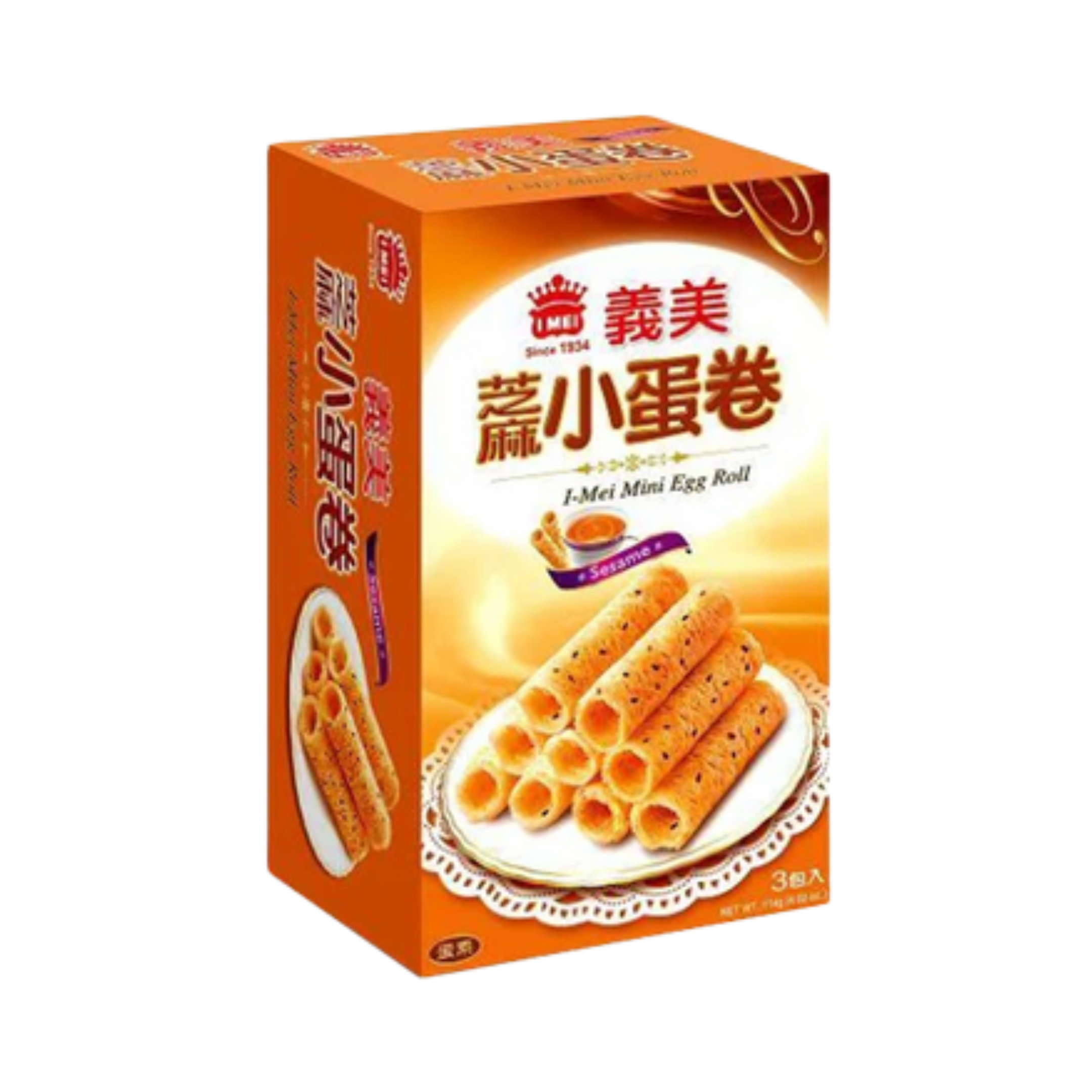 IMEI Mini Egg Roll Sesame Flavor - 114g