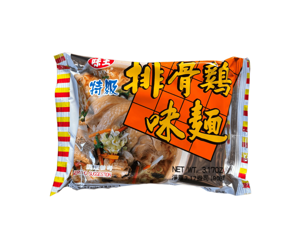 Ve Wong Pork Chop and Chicken Flavor Instant Noodle - 90g