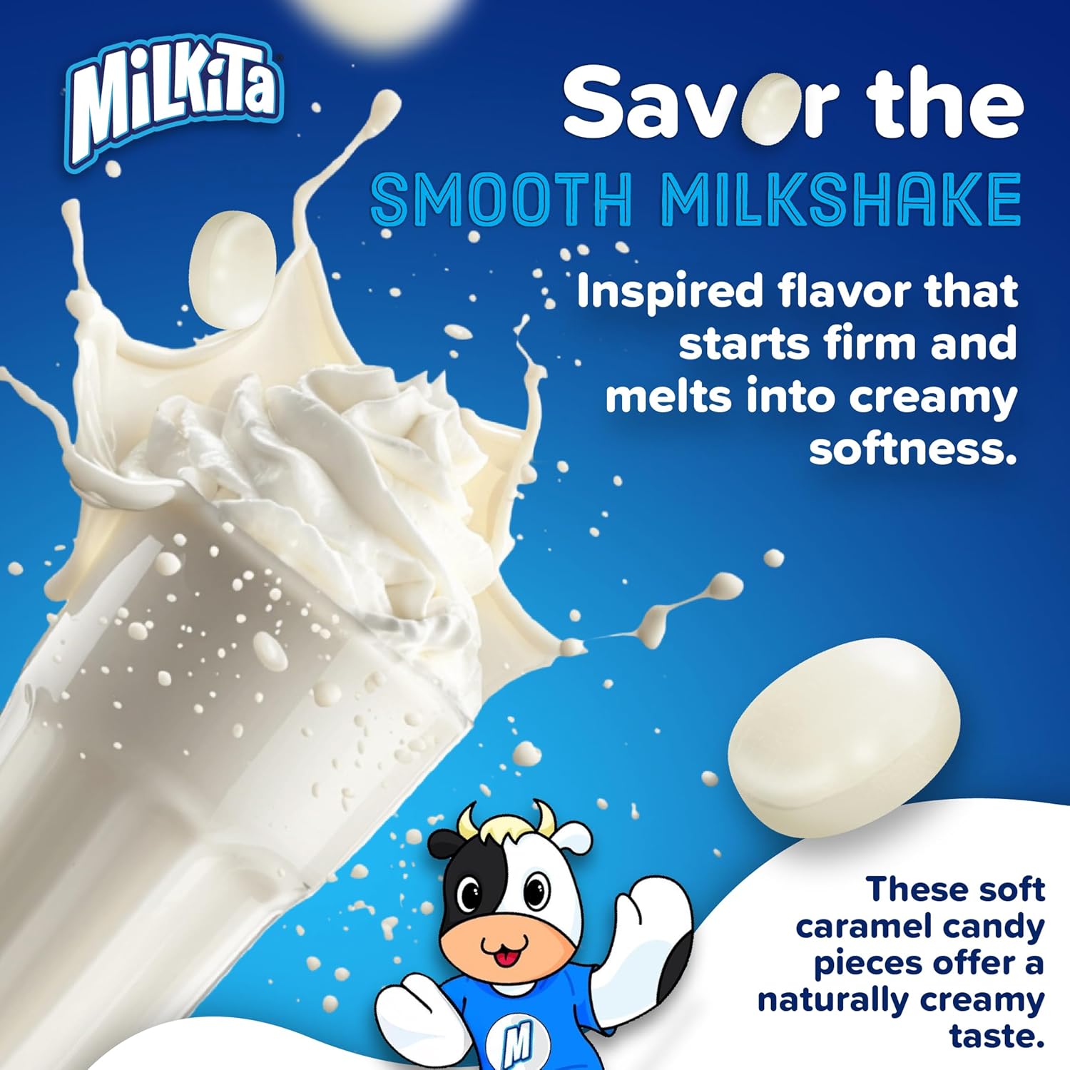 Milkita Real Milk Candy Vanilla Flavor - 100g
