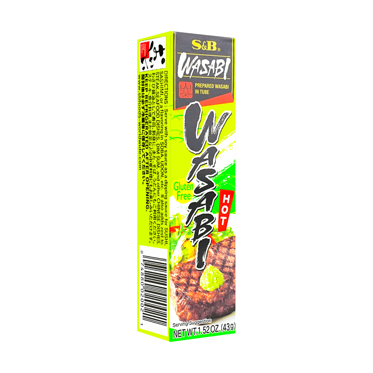 S&B Wasabi Neri Prepared Wasabi In Tube - 43g