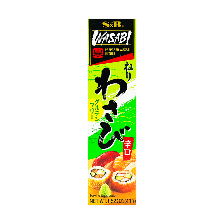 S&B Wasabi Neri Prepared Wasabi In Tube - 43g