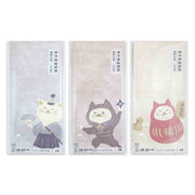 Washi Envelopes Long No.4 – Japanese Style Cat 8pcs (Pack of 3)
