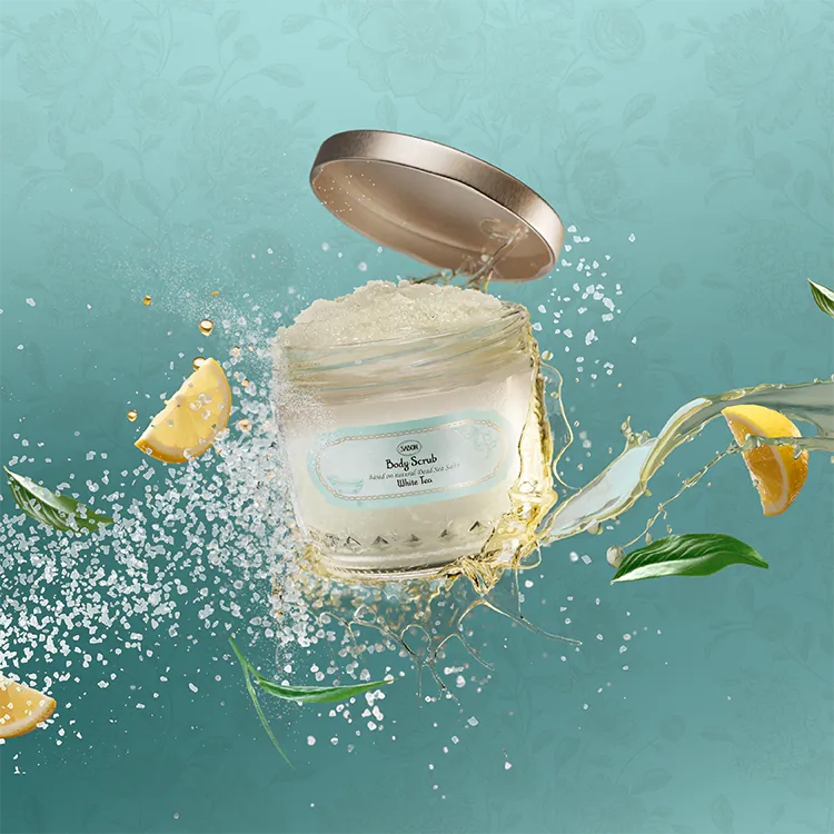 SABON Next Generation Body Scrub White Tea - 600g