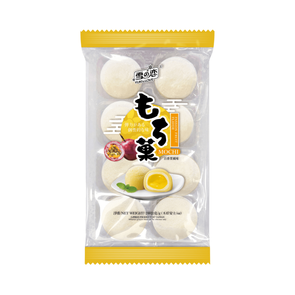 Yuki Love Daifuku Mochi Passion Fruit 240g – ding-go