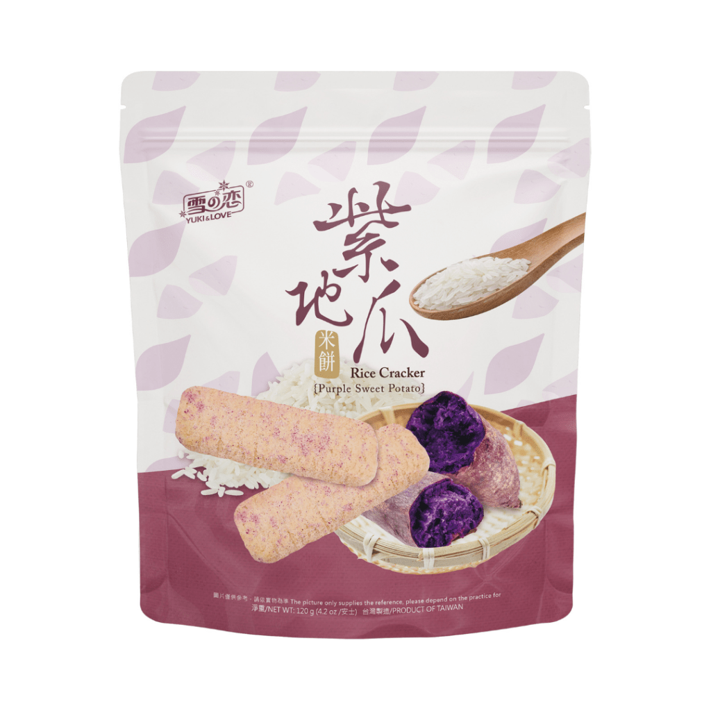 Yuki & Love Purple Sweet Potato Rice Cookie - 120g