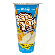 Meiji Yan Yan Vanilla Creme Cracker Stick With Dip - 57g