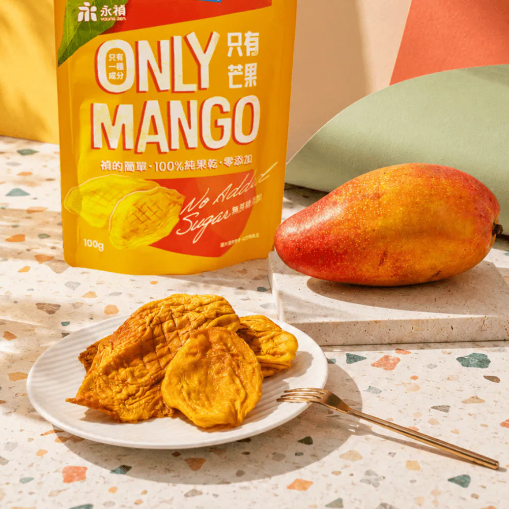 young-zen-no-sugar-added-dried-mango-100g