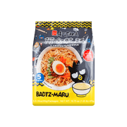 A - Sha Badtz - Maru Dry Noodle with Sesame Boss Sauce - 95g x 5 Pack - ding - go