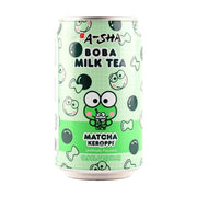 A-Sha Hello Kitty Boba Can - Matcha - 310ml - ding-go