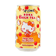 A-Sha Hello Kitty Boba Can Thai Tea - 310ml - ding-go