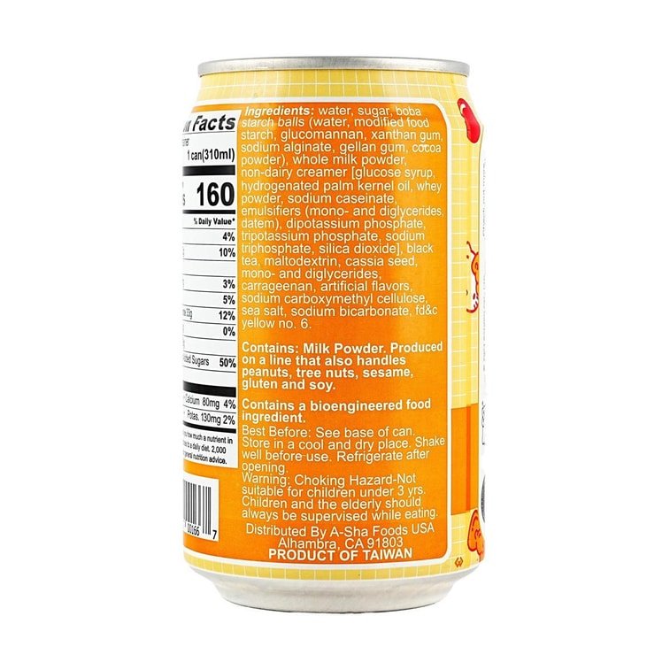 A-Sha Hello Kitty Boba Can Thai Tea - 310ml - ding-go