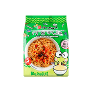 A Sha Keroppi Dry Noodle with Silly Spicy Sauce 95g x 5 Pack
