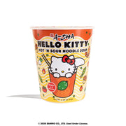 A - Sha Prince Katsu Hello Kitty Hot'N'Sour Noodle Soup - 67g - ding - go