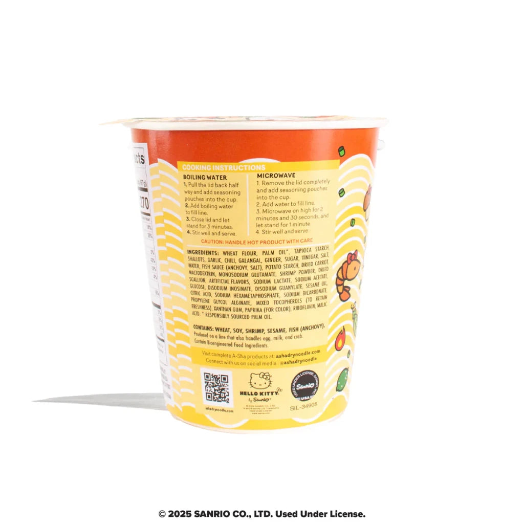 A - Sha Prince Katsu Hello Kitty Hot'N'Sour Noodle Soup - 67g - ding - go
