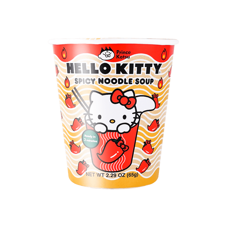 A - Sha Prince Katsu Hello Kitty Spicy Noodle Soup - 65g - ding - go