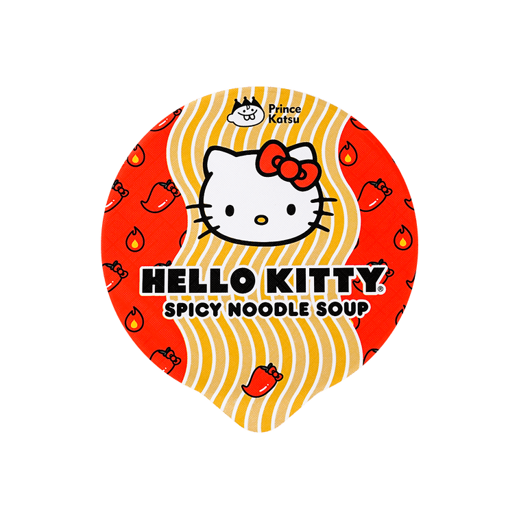 A - Sha Prince Katsu Hello Kitty Spicy Noodle Soup - 65g - ding - go