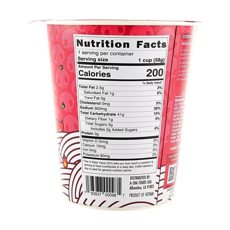 A - Sha Prince Katsu Kuromi Pho Rice Noodle Soup, Spicy Beef Flavored - 58g - ding - go