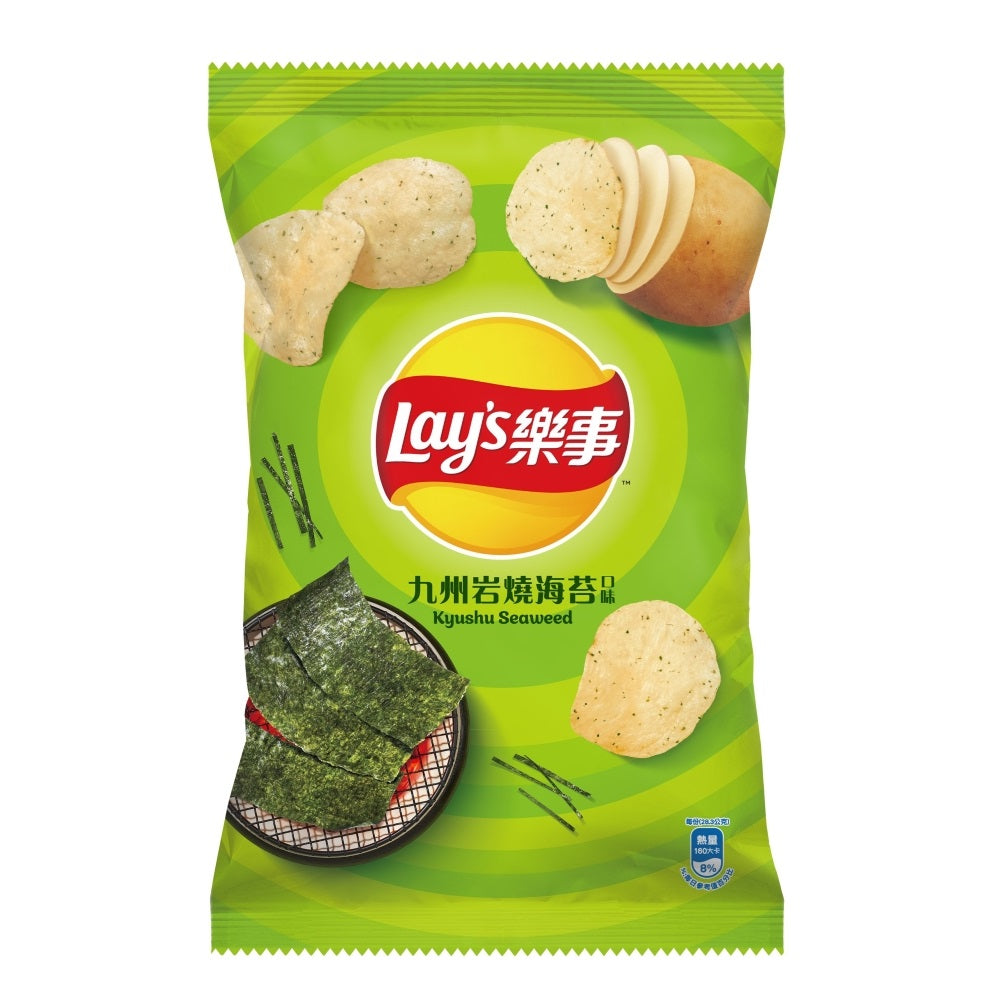 樂事 洋芋片 九州岩燒海苔 - 59.5g 