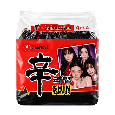 【aespa Limited】【Packaging Varies】【While Supplies Last】NONGSHIM Noodle Soup Shin Ramyun Family Pack - 480g - ding - go