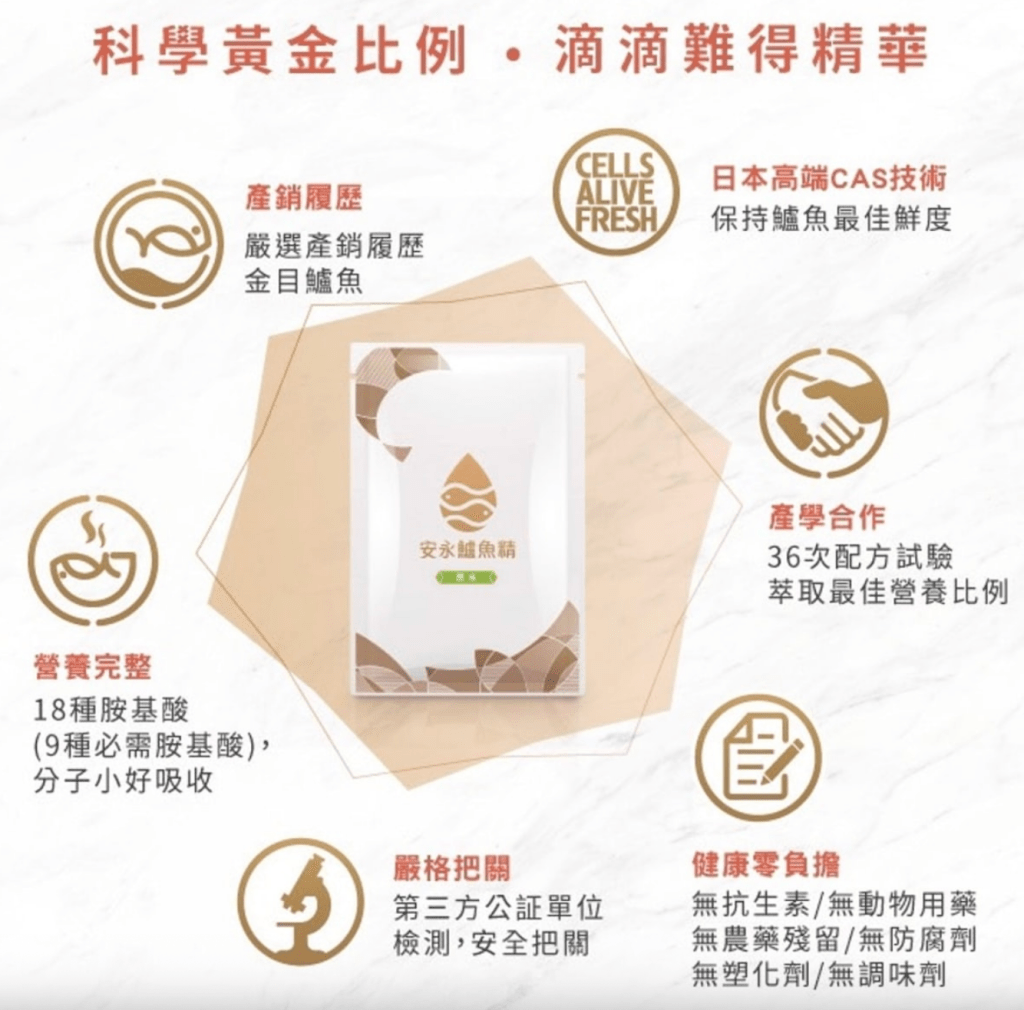 ANYONG Premium Silver Perch Essence - 60ml x 15 Pack - ding - go