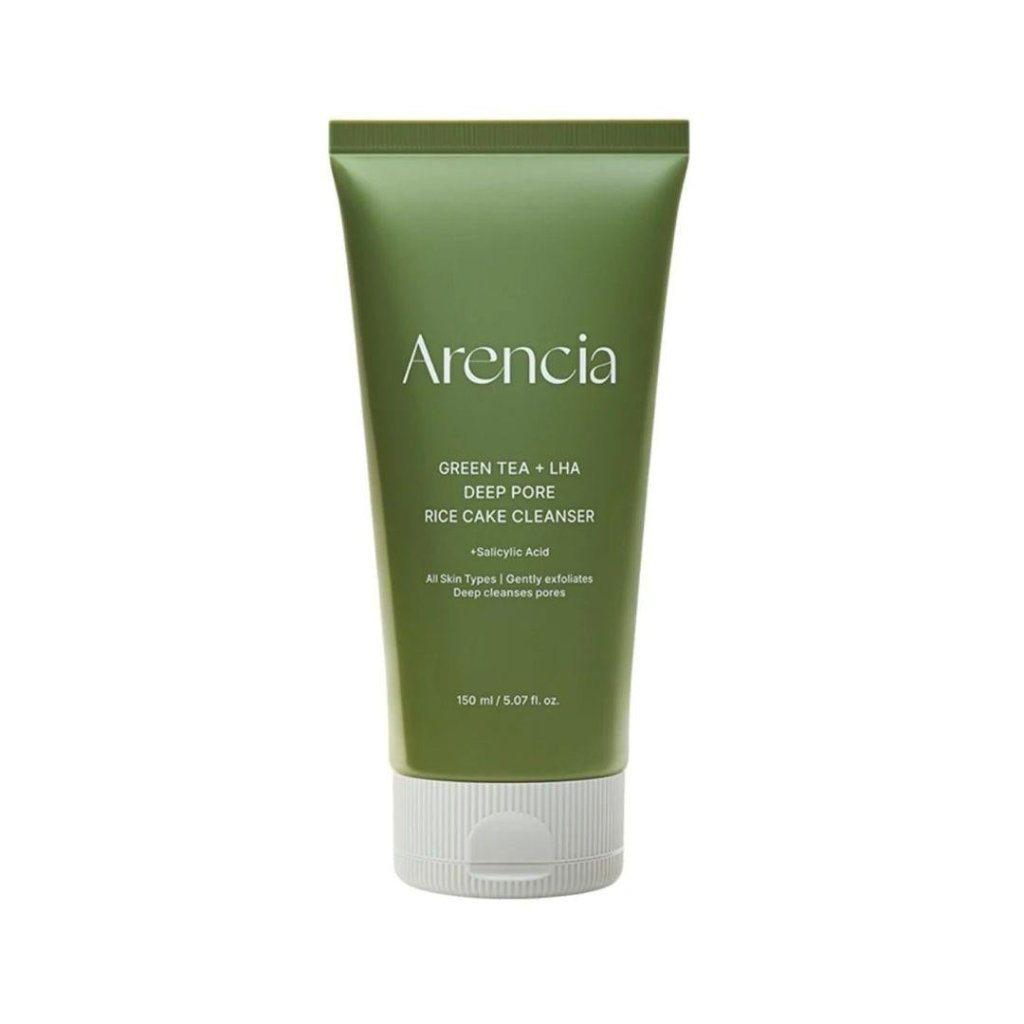 Arencia Green Tea + LHA Deep Pore Rice Cake Cleanser - 150g - ding-go