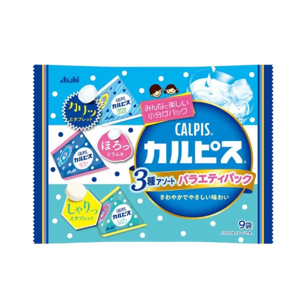 Asahi Calpis 3-Flavor Assortment Variety Pack - 67g x 9 Pack - ding-go