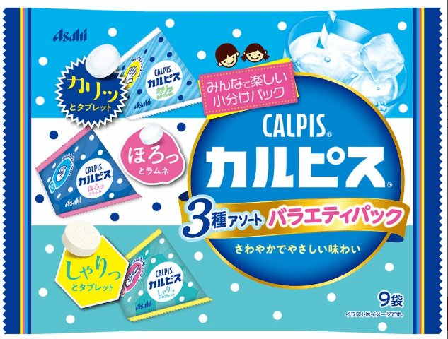 Asahi Calpis 3-Flavor Assortment Variety Pack - 67g x 9 Pack - ding-go