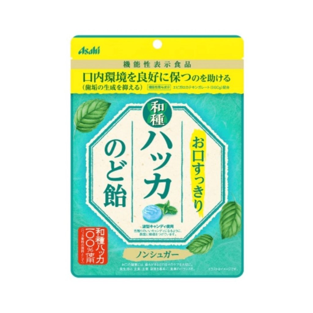 Asahi Group Japanese Peppermint Throat Lozenges - 67g - ding-go