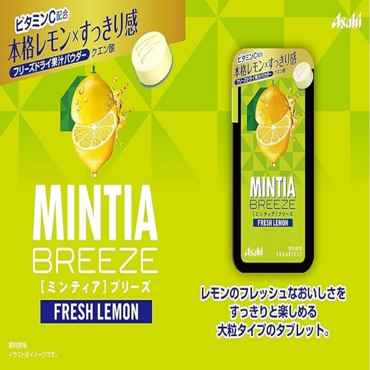 Asahi Mintia Breeze Fresh Lemon 22g, additional package view 3