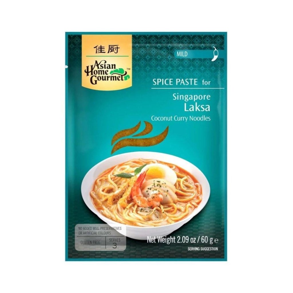 Asian Home Gourmet Singapore Laksa Coconut Curry noodles - 50g - ding - go