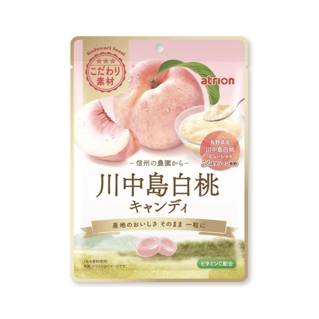 Atrion Kawanakajima White Peach Candy - 70g - ding-go