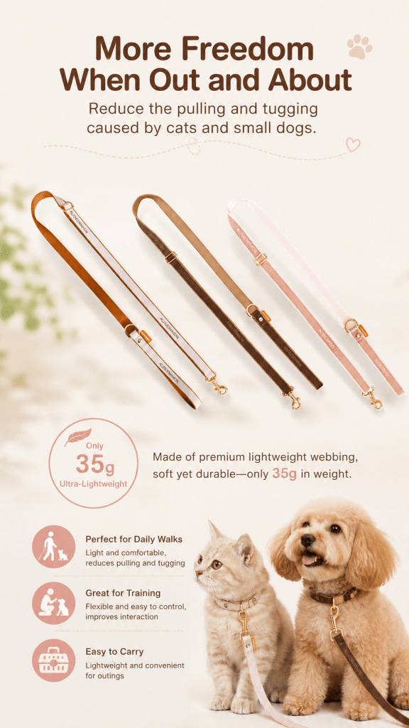 Auskommen Leash (Cat / Puppy) - ding-go