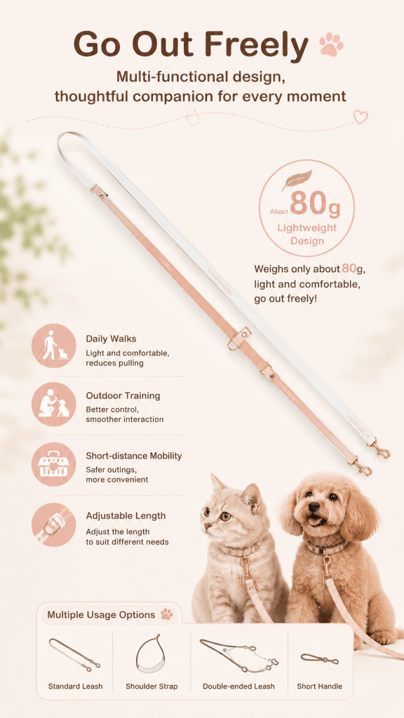 AUSKOMMEN Transform leash(Cat / Puppy) - ding-go