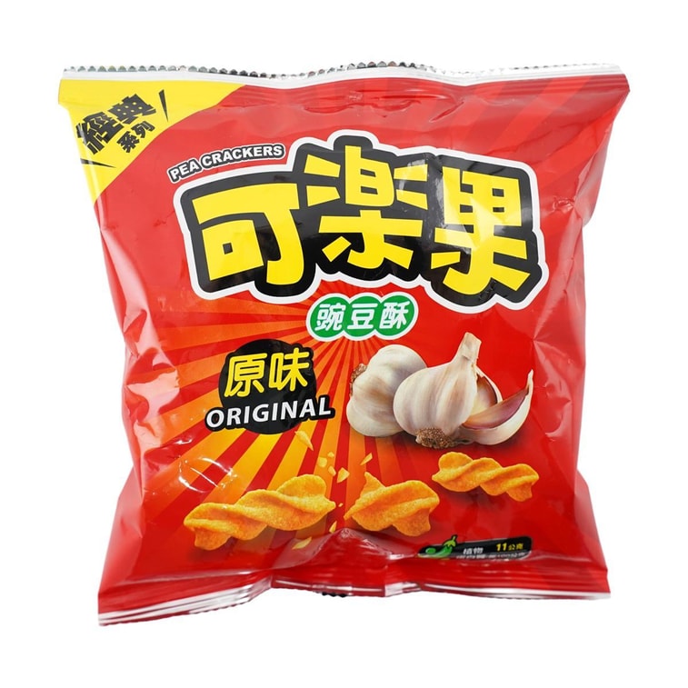 Koloko Pea Crackers Original Garlic Flavor - 48g