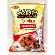 Hua Yuan bb.q Sichuan Pepper Fried Chicken Flavor Potato Chips - 52g
