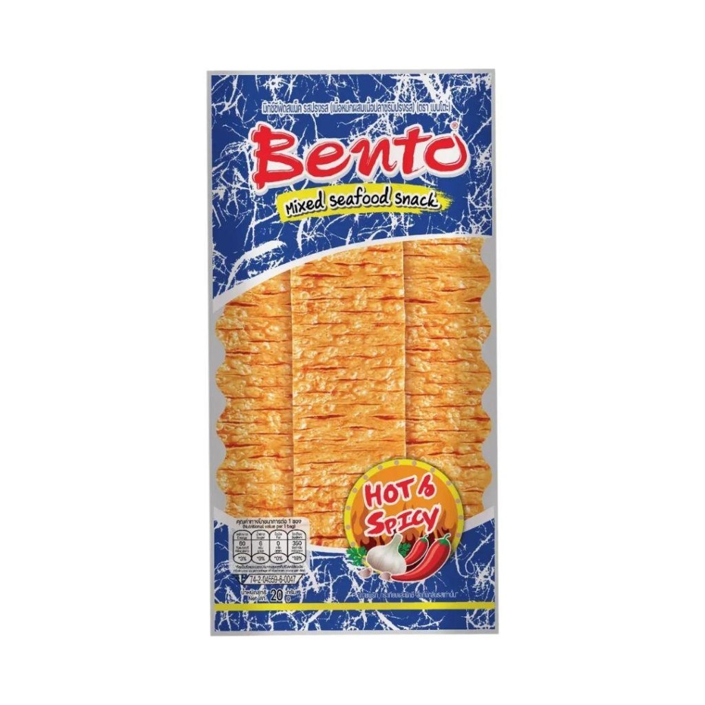 Bento Squid Seafood Snack Hot & Spicy Flavor - 20g - ding-go