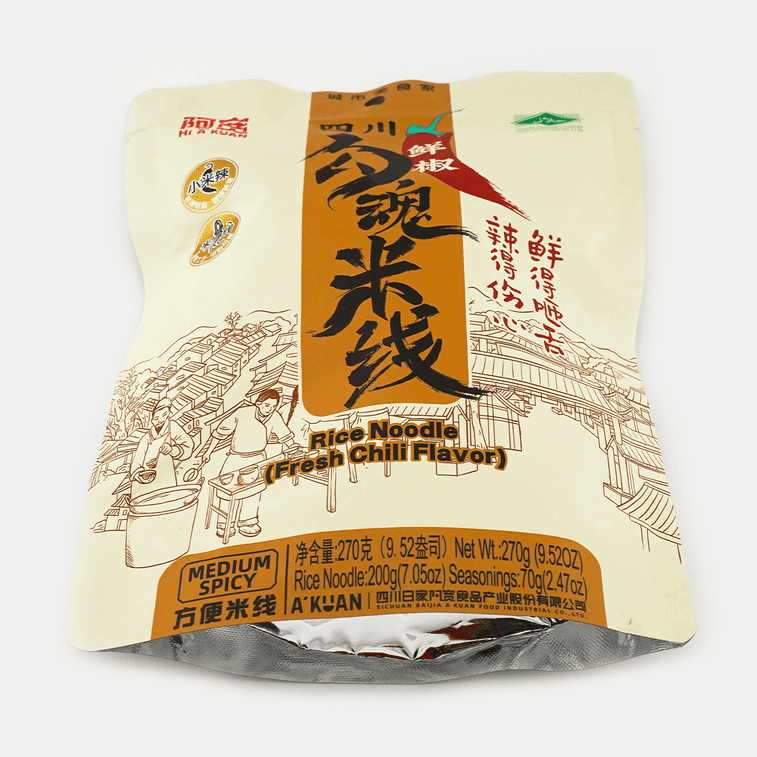 BJ Rice Noodle Fresh Chili Flavor - 270g - ding - go