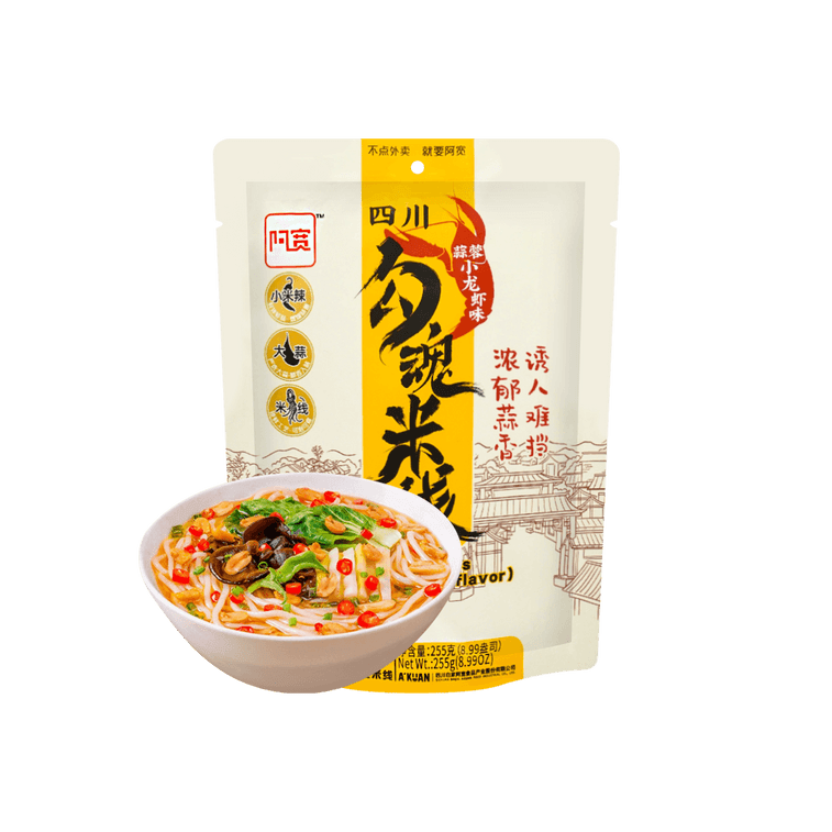 BJ Rice Noodles Garlic Crawfish Flavor - 255g - ding - go