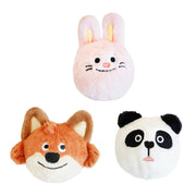 BLUE BAY 3 PCS Set Plush Squeaky Dog Toy Ball - ding-go
