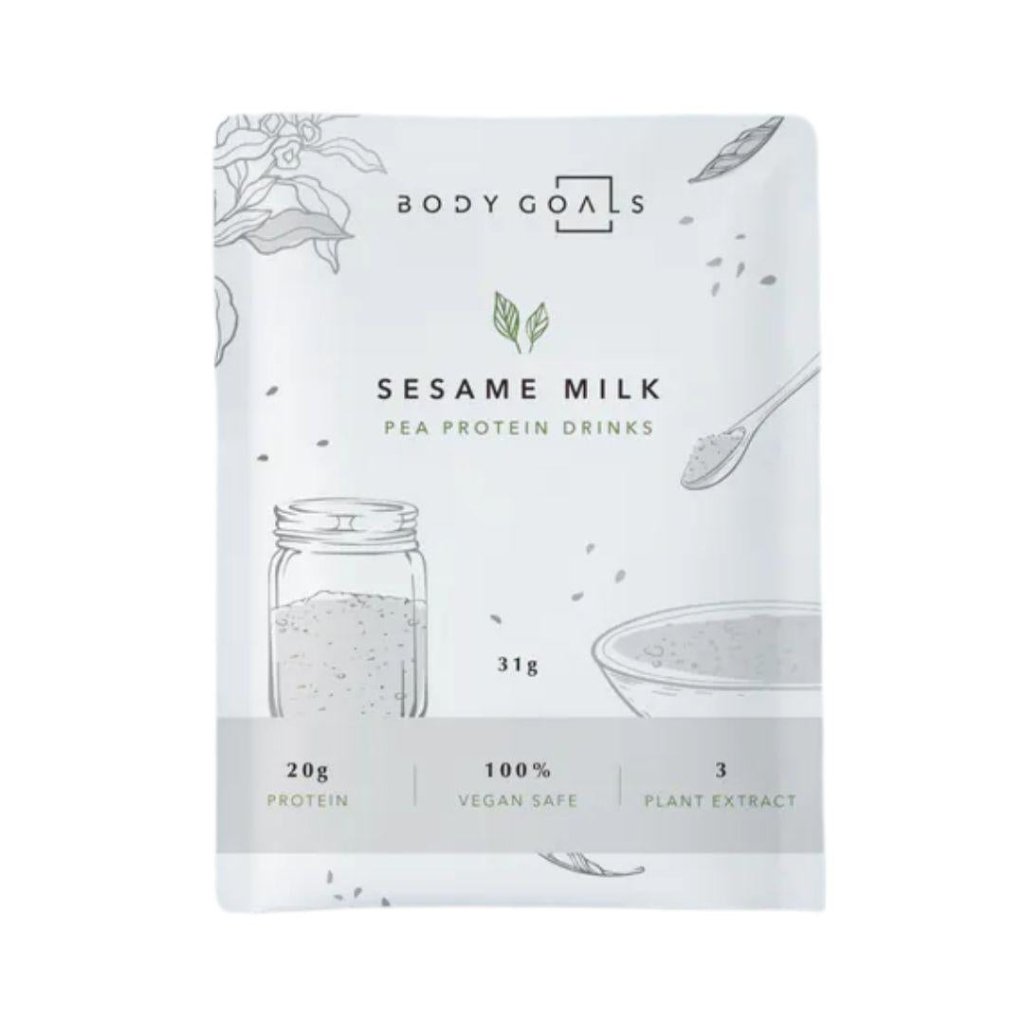 Body Goals Multi-effect Pea Protein Drinks Sesame Milk Flavor - 31g - ding-go