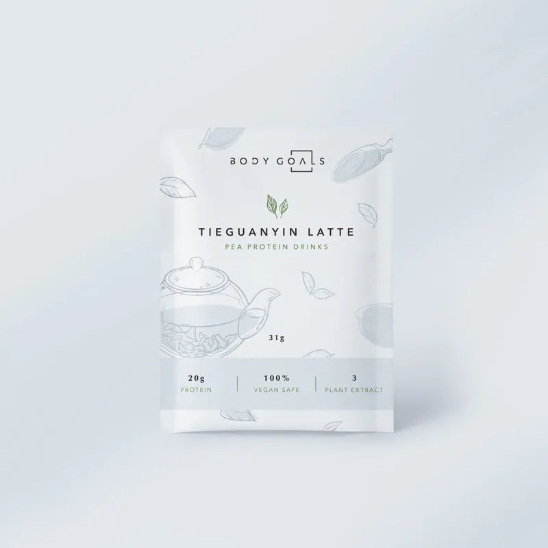 Body Goals Multi-effect Pea Protein Drinks Tieguanyin Latte Flavor - 31g - ding-go